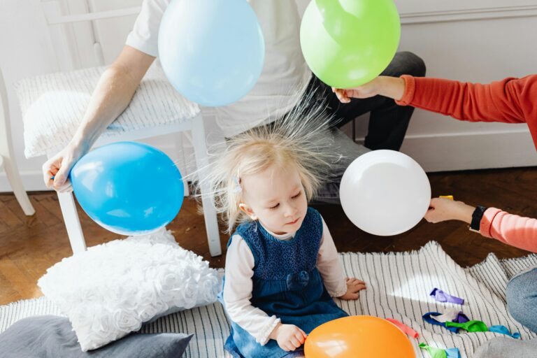 static and ballons